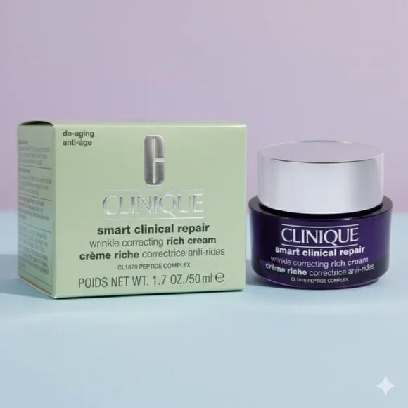 Clinique Smart Clinical Repair Cream 1.7oz Anti-Wrinkle Firming Moisturizer. - Picture 2 of 6